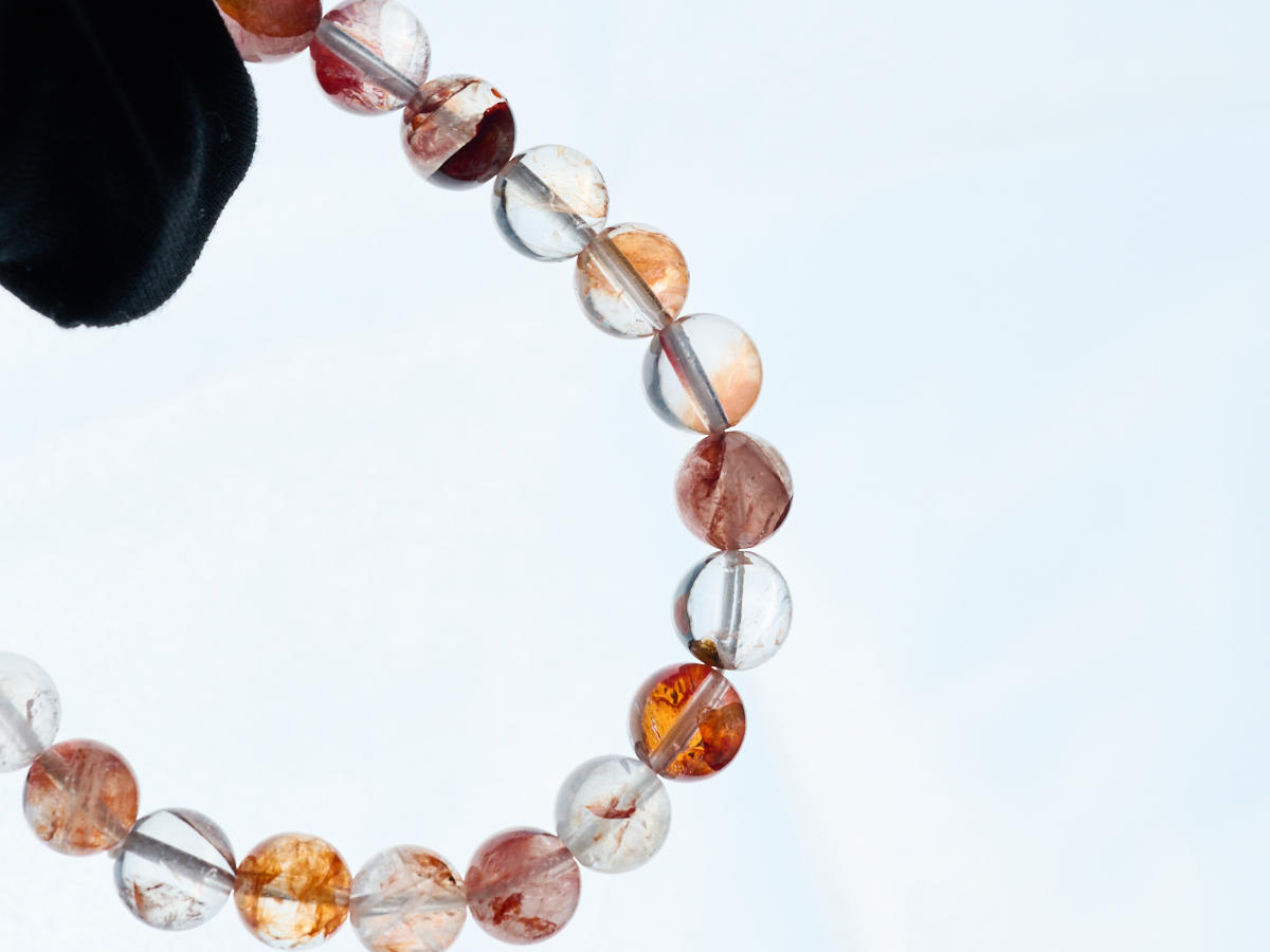 6-br-512-13-ヒマラヤレッドクオーツ・ブレスレット（約8mm玉）［No.13］_DSC5432.jpg