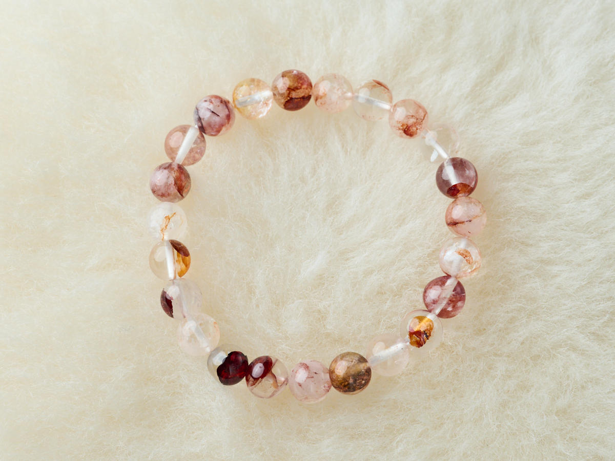 6-br-512-14-ヒマラヤレッドクオーツ・ブレスレット（約8mm玉）［No.14］_DSC5457.jpg