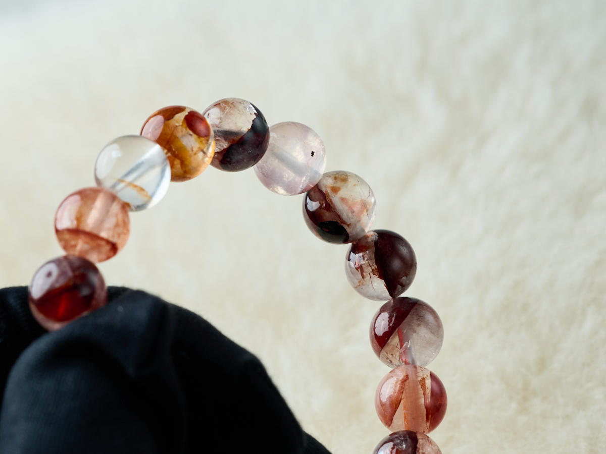 4-br-512-9-ヒマラヤレッドクオーツ・ブレスレット（約10mm玉）［No.9］_DSC5377.jpg