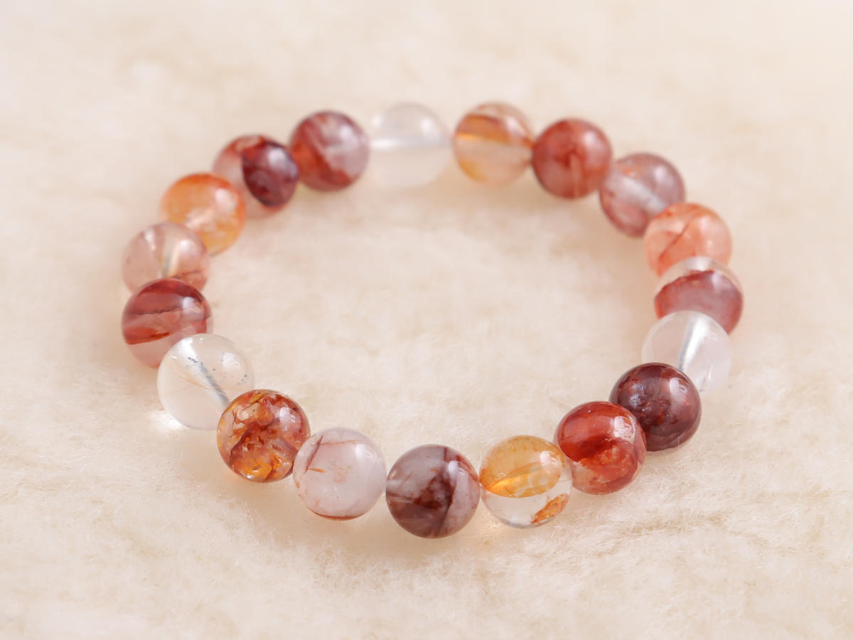 5-br-5-11-2-ヒマラヤレッドクォーツ・ブレスレット（約10mm玉）［No.2］IMG_2223.jpg