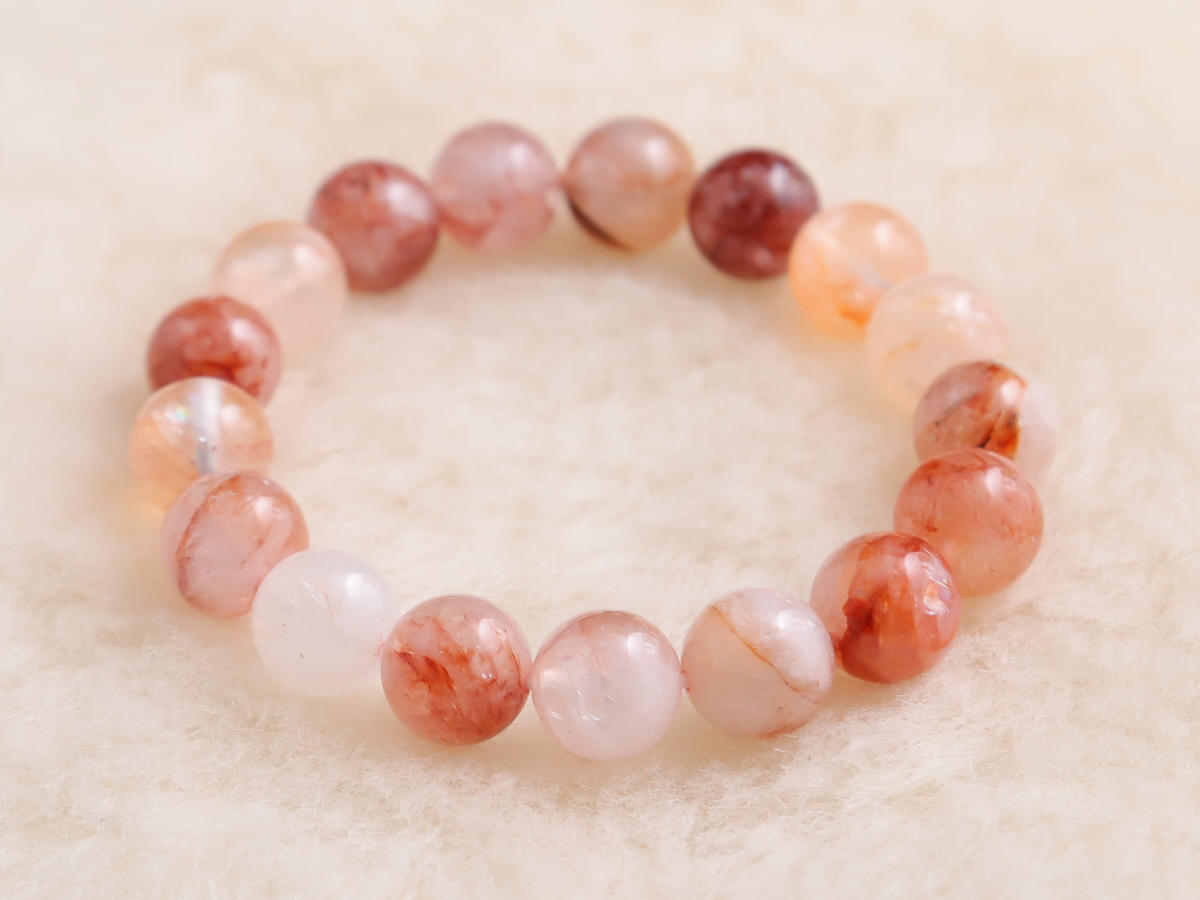 2-br-5-11-1-ヒマラヤレッドクォーツ・ブレスレット（約12mm玉）［No.1］IMG_2224.jpg