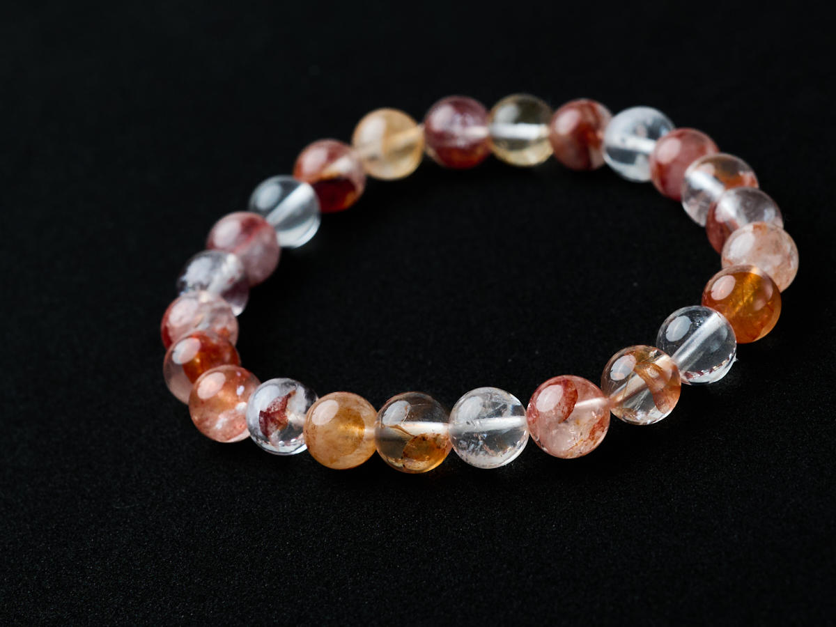 1-br-512-12-ヒマラヤレッドクオーツ・ブレスレット（約8mm玉）［No.12］_DSC5418.jpg